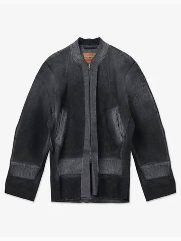 D-Weltik-FSC Jacket Black Dark Grey - DIESEL - BALAAN 1