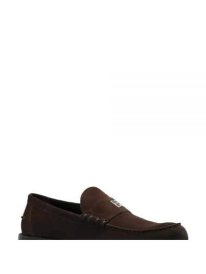 Almond Toe Slip On Loafers Brown - GIVENCHY - BALAAN 2