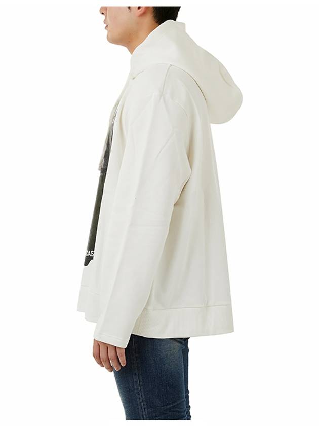 NUW19216 081 Kanye Mask White Overfit Hood - IH NOM UH NIT - BALAAN 3