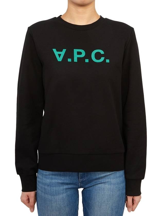 VPC Logo Sweatshirt Black - A.P.C. - BALAAN 4