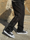 Wide Sweat Side Zipper Pants Black - CLACO - BALAAN 1