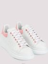 Oversized Leather Low Top Sneakers White Pink - ALEXANDER MCQUEEN - BALAAN 3