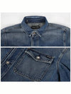 Logo Label Denim Jacket Blue - TOM FORD - BALAAN 6