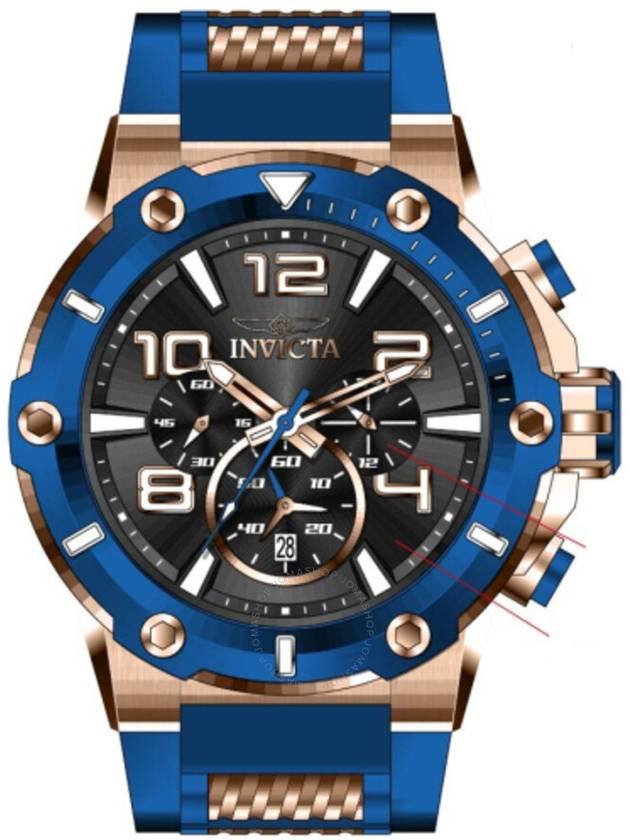 Invicta Speedway Chronograph Quartz Black Dial Men's Watch 40896 - INVICTA - BALAAN 2