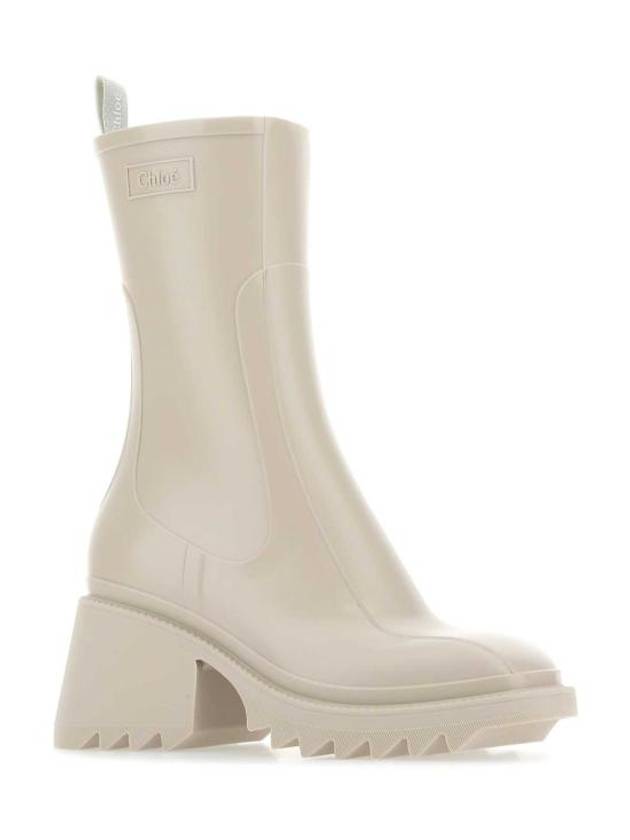 Betty Chunky Sole Rain Boots Beige - CHLOE - BALAAN 3