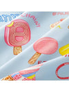 Funny Ice Cream 70 Scarf Blue - HERMES - BALAAN 3