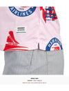 Airline All Over Sleeveless Polo Pink - HORN GARMENT - BALAAN 11