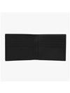 East West Coating Leather Half Wallet Black - SAINT LAURENT - BALAAN 6