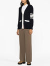 Thome Browne 4 Bar Cardigan Navy - THOM BROWNE - BALAAN 5