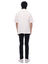 Men's Cotton Polo Shirt White - BURBERRY - BALAAN 6