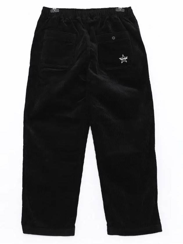 FW23P102 BLACK corduroy pants - SUPREME - BALAAN 3