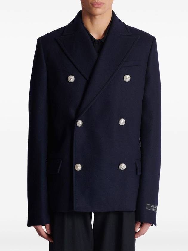 Balmain Coats Blue - BALMAIN - BALAAN 5