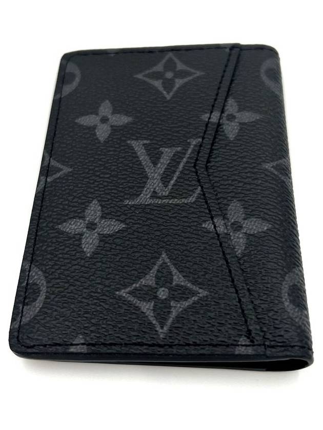 Pocket Organizer Monogram Card Wallet Black - LOUIS VUITTON - BALAAN 4