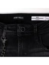 Men's spandex jeans tapered black jeans JN141 - IKALOOOK - BALAAN 4