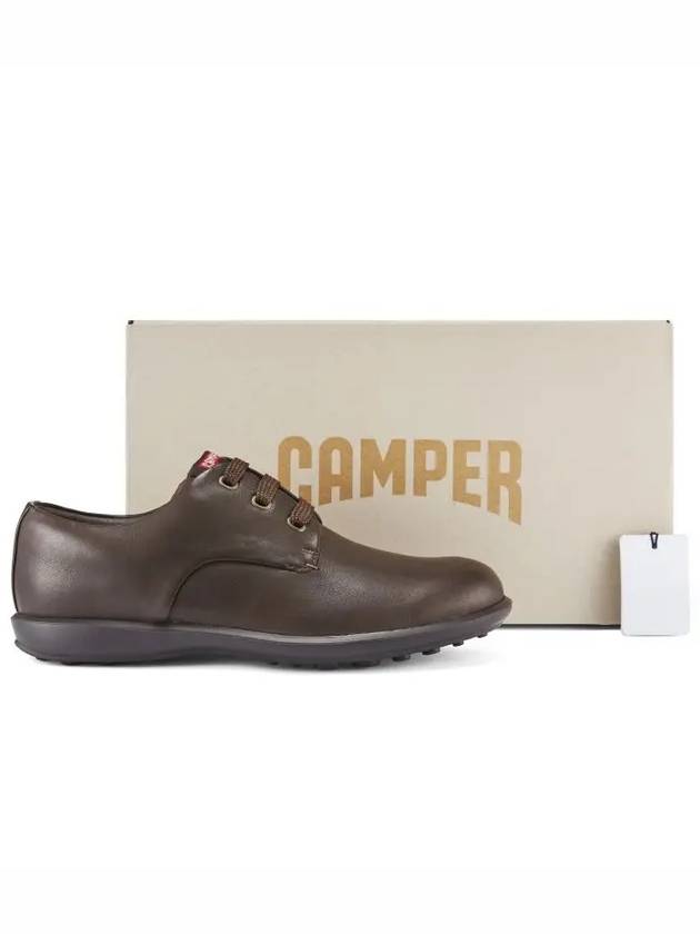 Men's Brogue Leather Oxford Brown - CAMPER - BALAAN 4