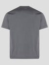 Slimfit Cotton Jersey Short Sleeve T-shirt Grey - STONE ISLAND - BALAAN 3