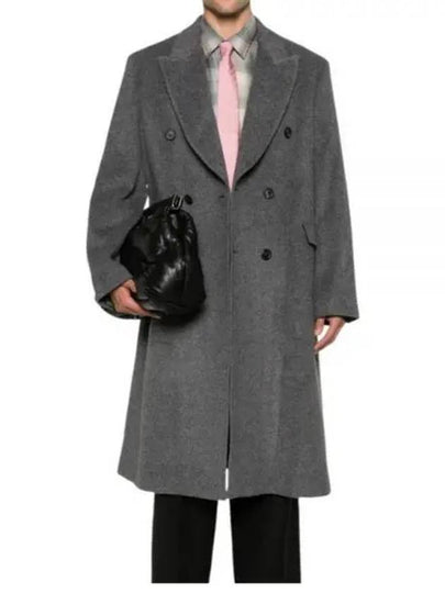 Whale Hairy Mohair Double Coat Grey - OUR LEGACY - BALAAN 2