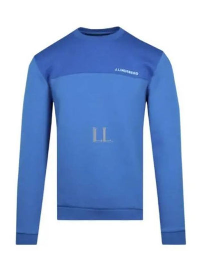 Jeff Crew Neck Sweater Blue - J.LINDEBERG - BALAAN 2