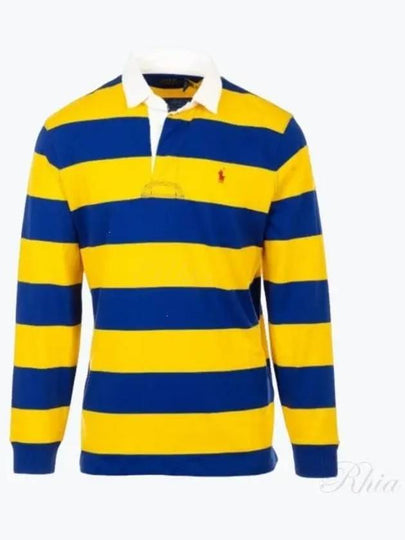 Striped Polo Shirt Yellow Royal - POLO RALPH LAUREN - BALAAN 2