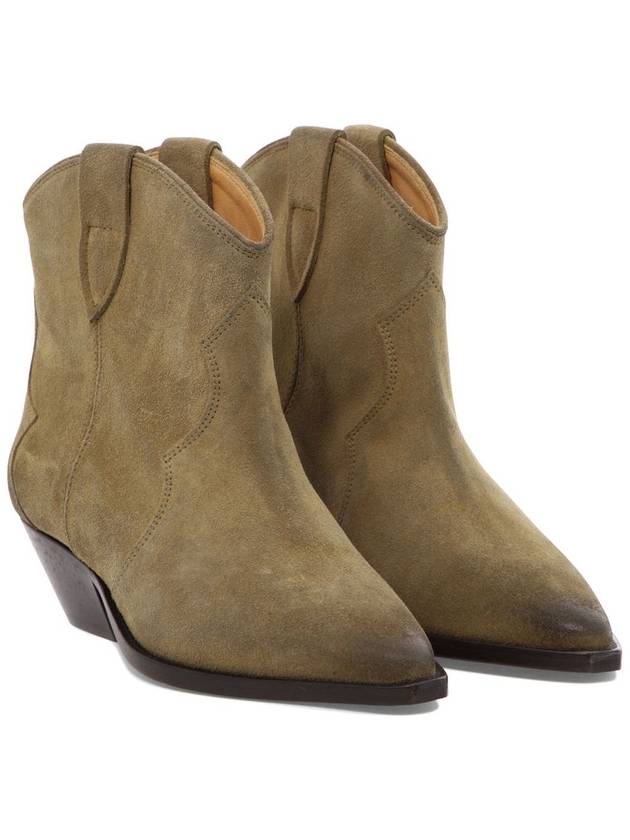 Dewina Suede Western Middle Boots Brown - ISABEL MARANT - BALAAN 3