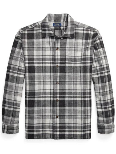 Plaid Brushed Cotton Shirt - POLO RALPH LAUREN - BALAAN 1