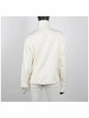 Logo Patch Knit Padded Zip-up Jacket White - MONCLER - BALAAN 5