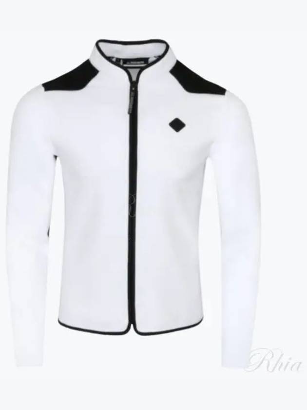 Hayden Mid Layer Zip-Up Jacket White - J.LINDEBERG - BALAAN 2