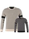 LINE POINT ROUND NECK MAN`S SWEATERBNSMSW03 - BALLISTIC - BALAAN 1