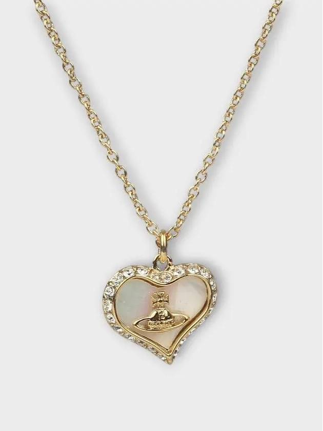 Petra Heart Logo Necklace Gold - VIVIENNE WESTWOOD - BALAAN 3