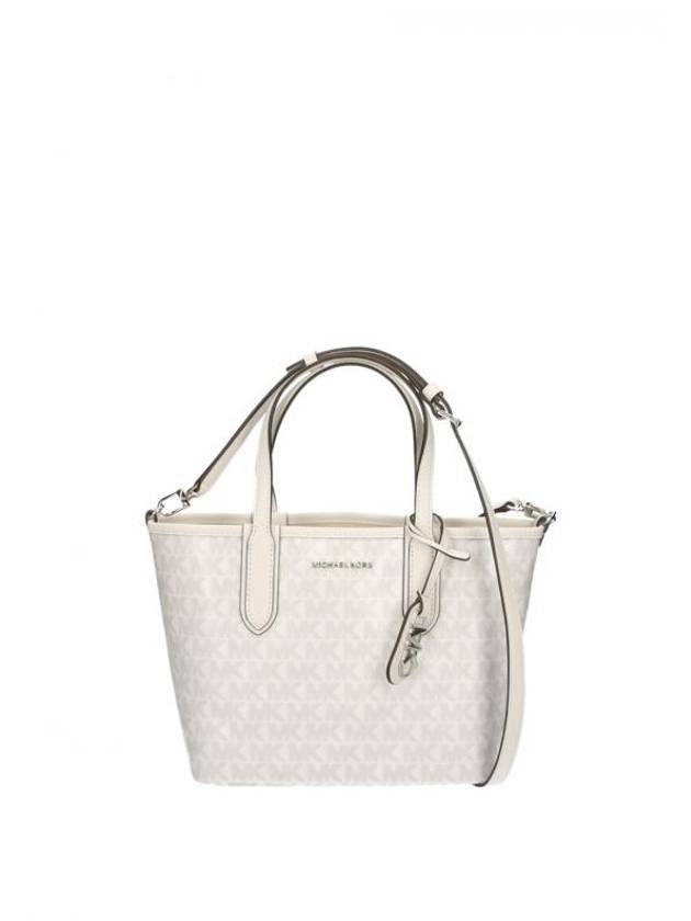 Eliza Extra Small Logo Tote Bag White - MICHAEL KORS - BALAAN 1