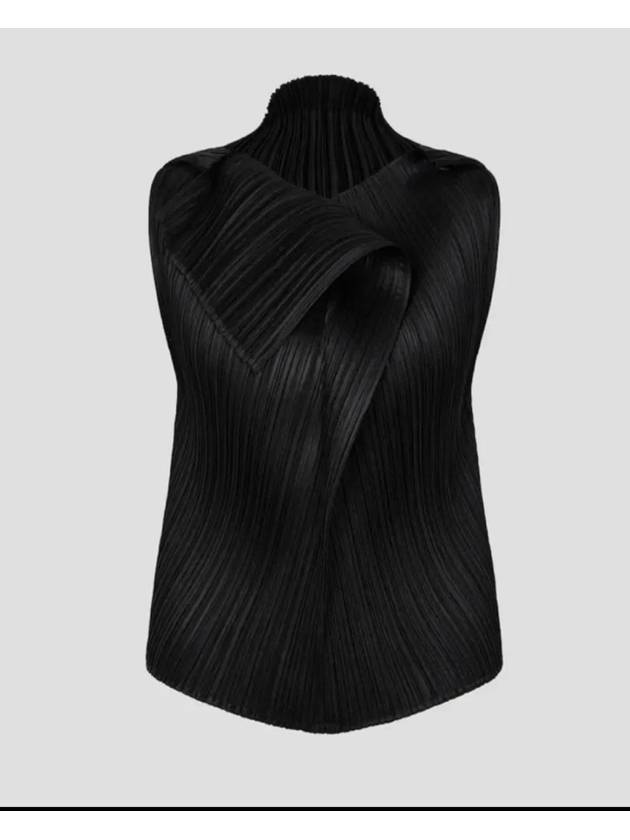 Pleated Please Top July Monthly Black Free - ISSEY MIYAKE - BALAAN 1