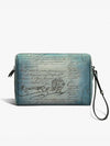 Rosewood Gradient Scritto Leather Pouch ROSEWOOD_NEO_GRADIANT JOUR V2 - BERLUTI - BALAAN 2