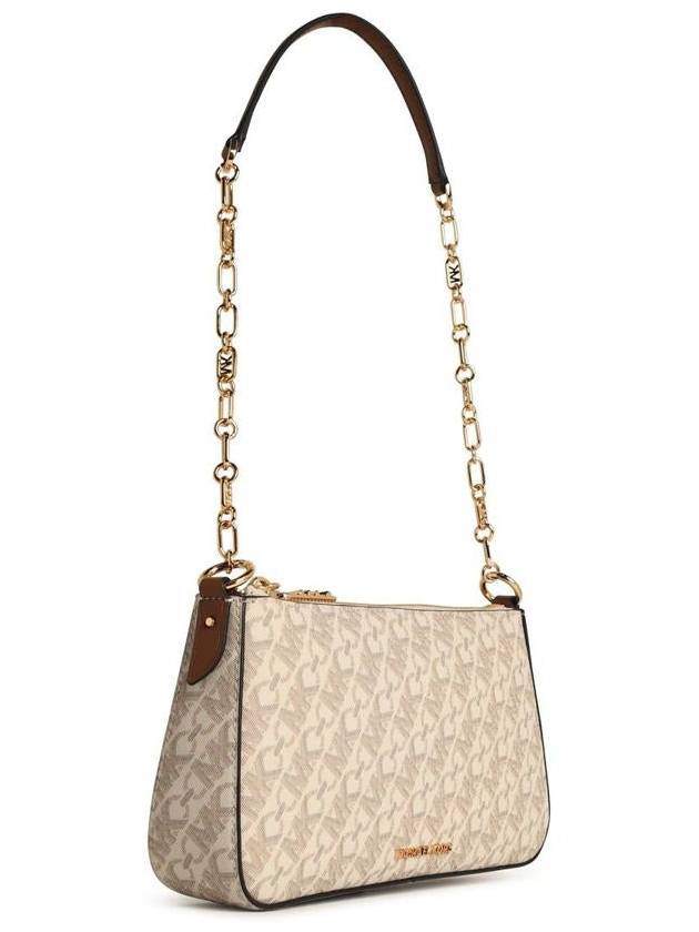 Michael Monogram Jacquard Leather Shoulder Bag 32H3G8EW6B - MICHAEL KORS - BALAAN 3