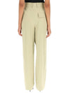 Cotton Straight Pants Beige - BOTTEGA VENETA - BALAAN 4