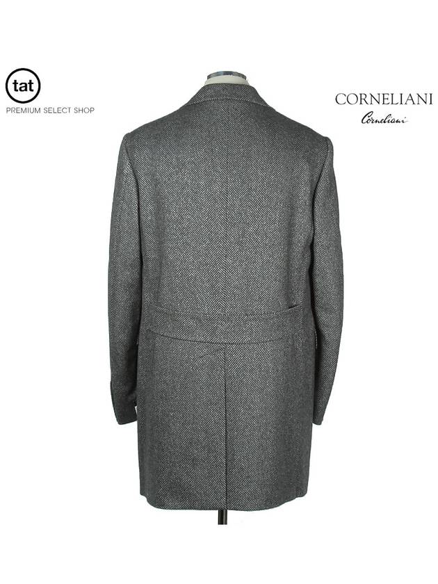 Silk virgin wool double coat - CORNELIANI - BALAAN 4