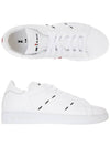 USS0001 XC100601 BIANCO stitch detail sneakers - KITON - BALAAN 1