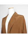 Camel silk belted jacket 55 - MAX MARA - BALAAN 4