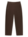 High Waist Straight Pants Brown - LEMAIRE - BALAAN 2