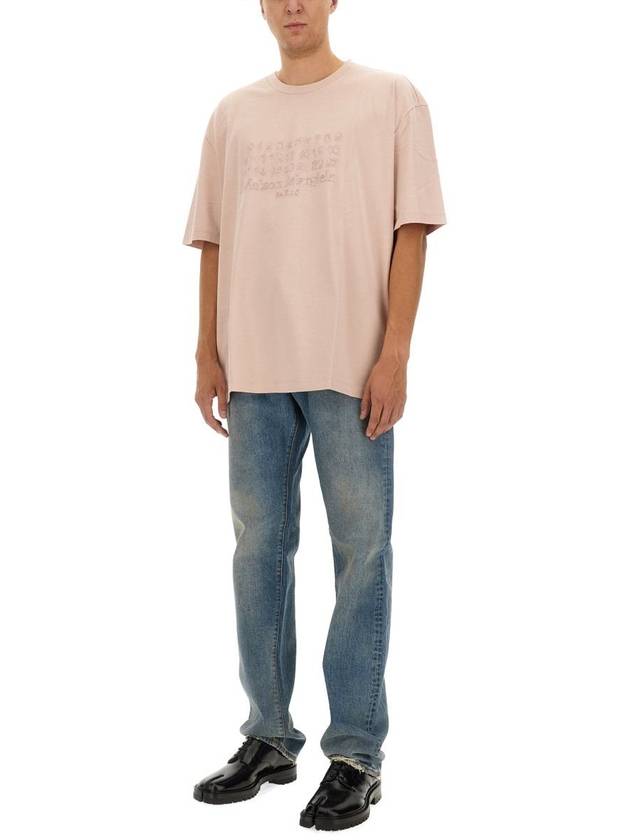 Maison Margiela T-Shirt With Embroidered Logo - MAISON MARGIELA - BALAAN 2