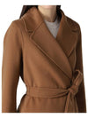 Pauli Belted Virgin Wool Coat Camel 90160329 072 - S MAX MARA - BALAAN 3