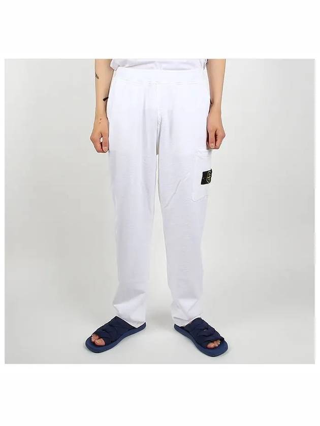 Old Treatment Cargo Track Pants White - STONE ISLAND - BALAAN 3