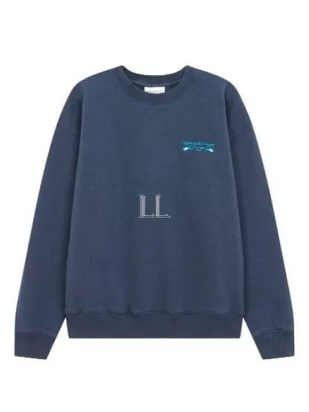 Women's Brushed Sweatshirt Navy - MAISON KITSUNE - BALAAN 2