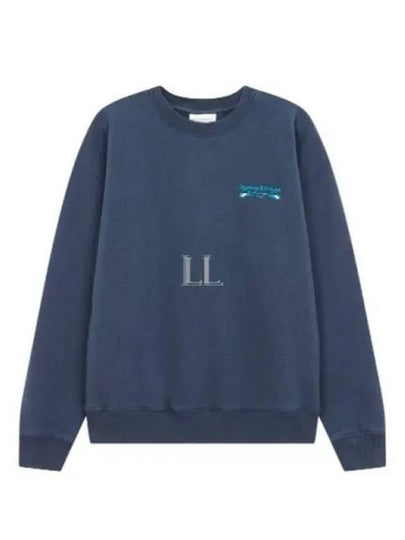 Women's Brushed Sweatshirt Navy - MAISON KITSUNE - BALAAN 2