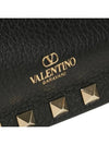 Rockstud Grainy Leather Tote Bag Black - VALENTINO - BALAAN 7