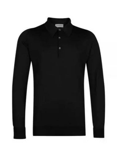 John Smedley Finchley Navy Polo Knit 925775 - JOHN SMEDLEY - BALAAN 1