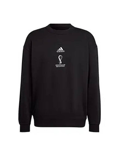 World Cup Emblem Crew Sweatshirt Black - ADIDAS - BALAAN 1