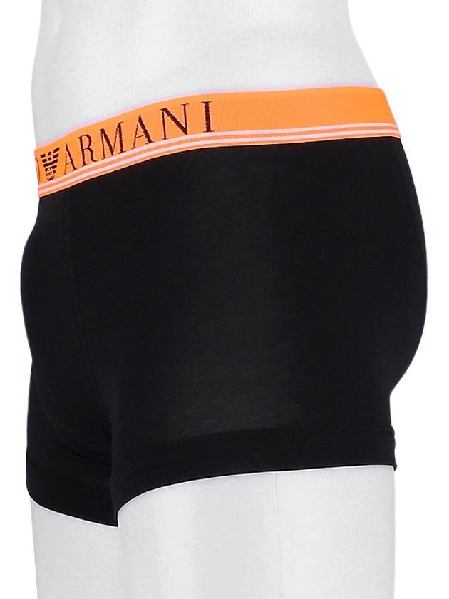 Men's Boxer Trunk Briefs 3 Pack Black - EMPORIO ARMANI - BALAAN 4