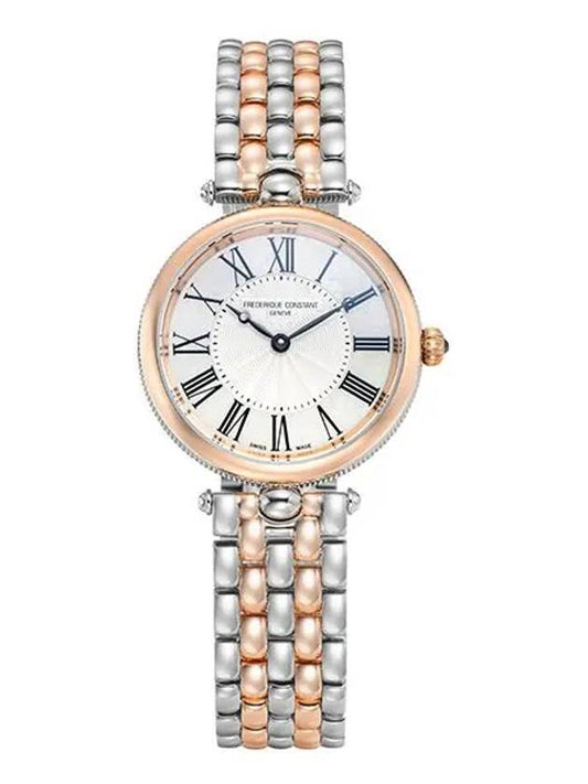 Classic 30mm metal watch white rose gold - FREDERIQUE CONSTANT - BALAAN 2