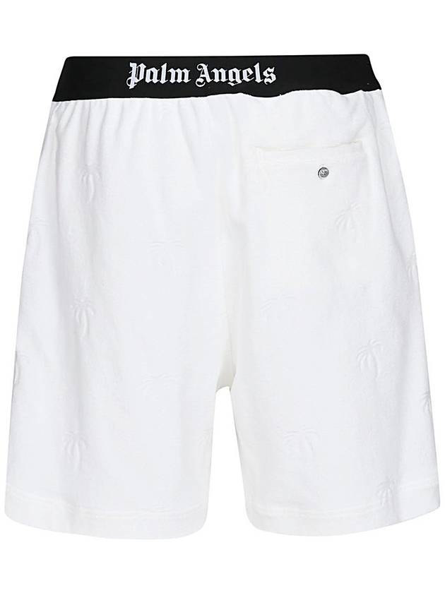 Logo Band Shorts White - PALM ANGELS - BALAAN 5