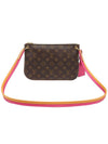 Monogram Canvas Fuchsia Malone Lorette Small Cross Bag M44053 - LOUIS VUITTON - BALAAN 3